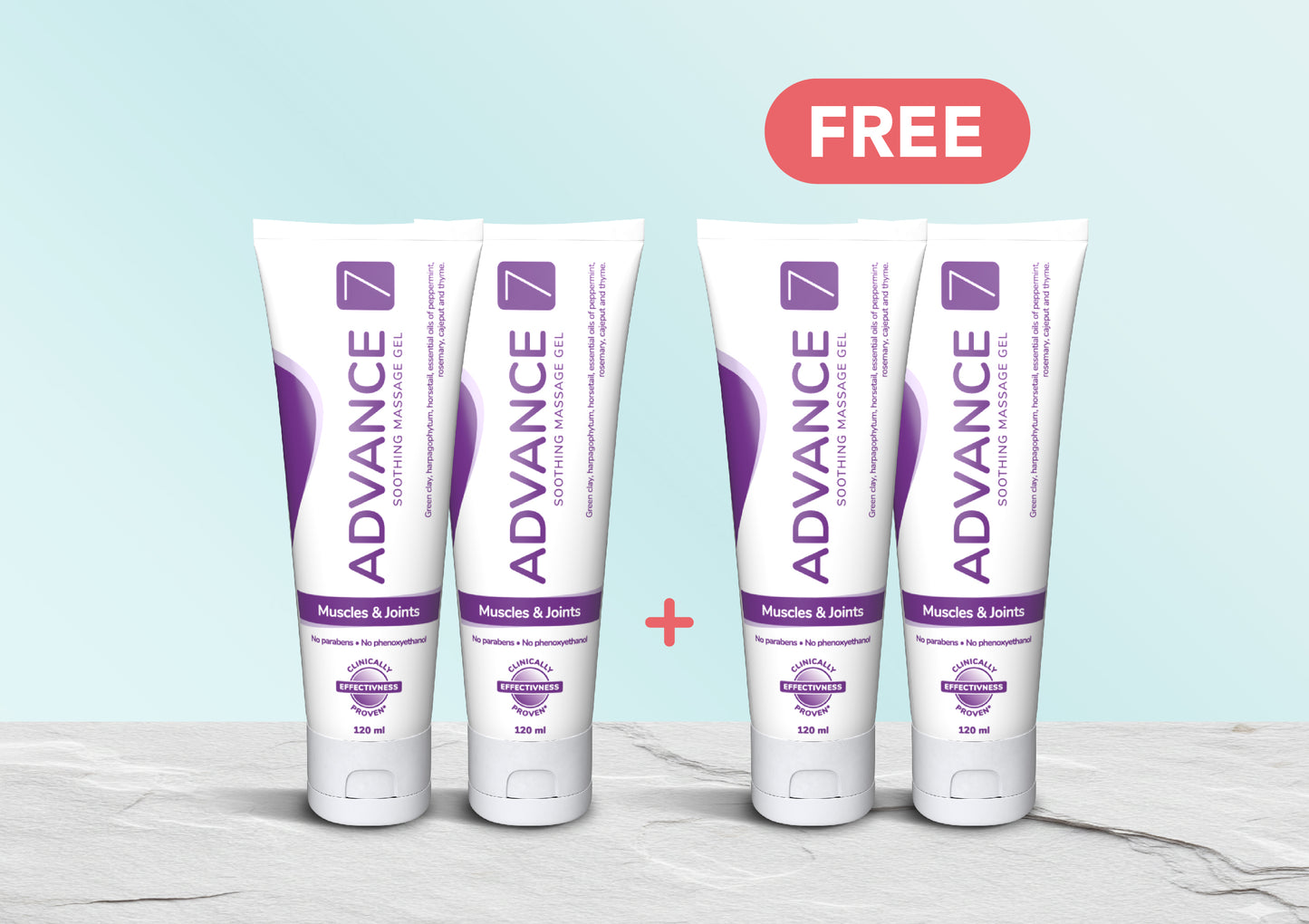 Gel Double BOGOF: Buy 2 x 120ml Gel, Get 2 x 120ml Gel FREE