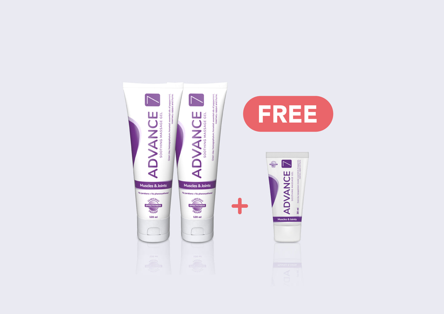 Buy 2 120ml tubes get a 30ml travel tube FREE