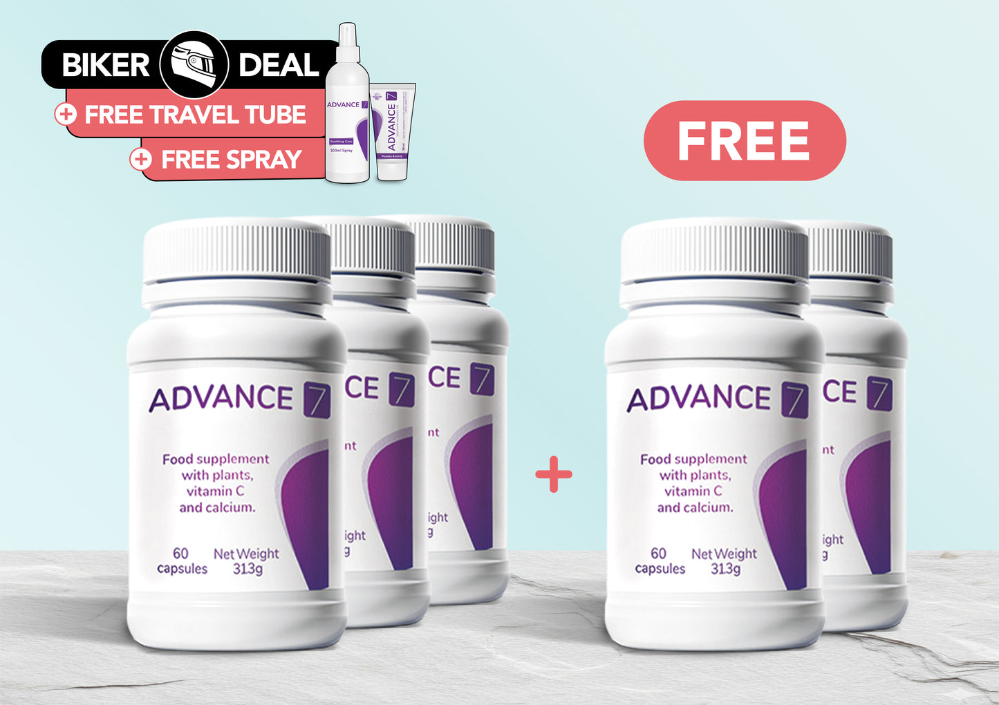 Extended Relief Course Capsules: Buy 3 Packs, Get 2 FREE (5-Month Supply)