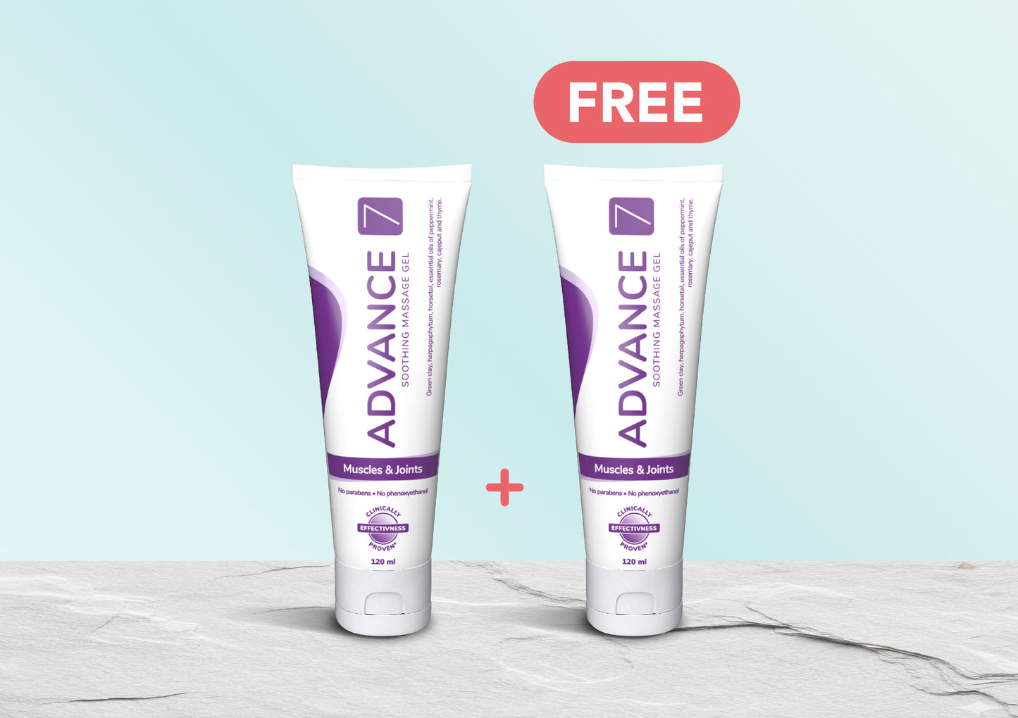 Gel BOGOF: Buy 1 x 120ml Gel, Get 1 x 120ml Gel FREE